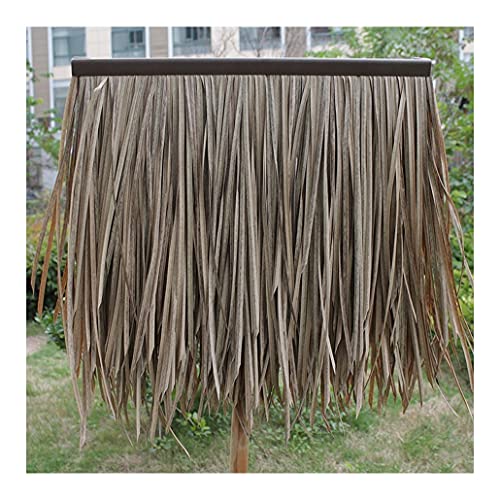 Jdjxynsrt Palmblatt-Kunststoff-Reetdach 4 Stück