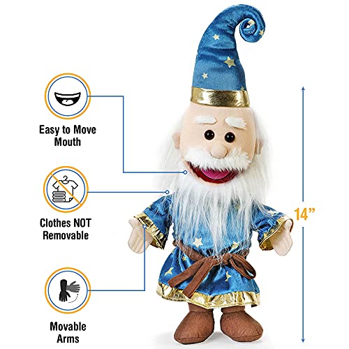 Silly Puppets SP3907 14 Inch Wizard, Magical Merlin, Hand Puppet thumb #2