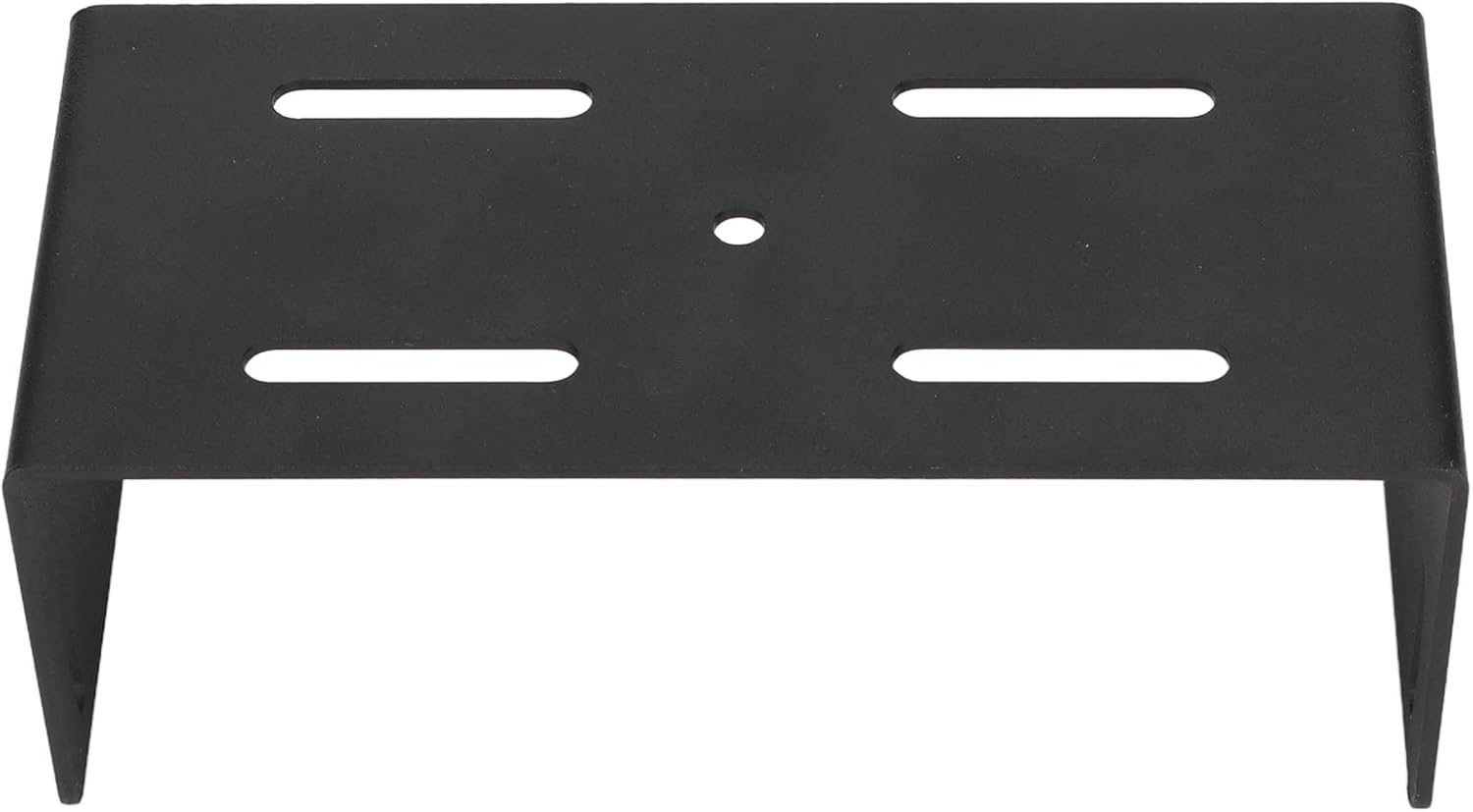 Top-down view of the ciciglow metal radio mounting bracket showing screw holes