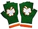St. Patricks Day Fingerless Shamrock Gloves (Pair)