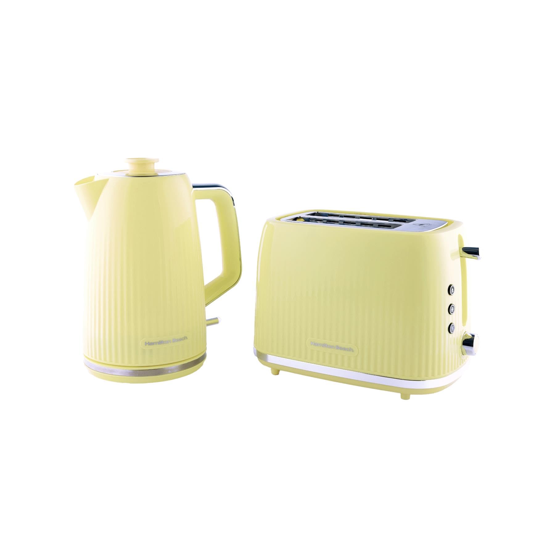 Hamilton Beach Kettle and Toaster Set, Miami, Electric Kettle 1.7L, Wide Slot Toaster 2 Slice, Boil Dry Protection, 7 Variable Browning Levels, Banana Split - HBMIAB — image 1