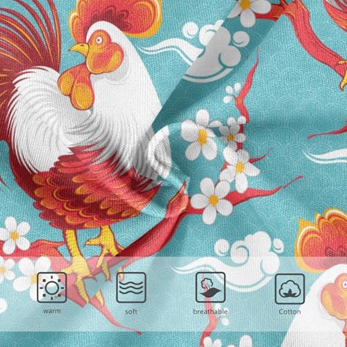 Wusikd Chicken Cherry Girls' Underwear Cotton Flower Girls Briefs Soft Toddler Underwear 4T3