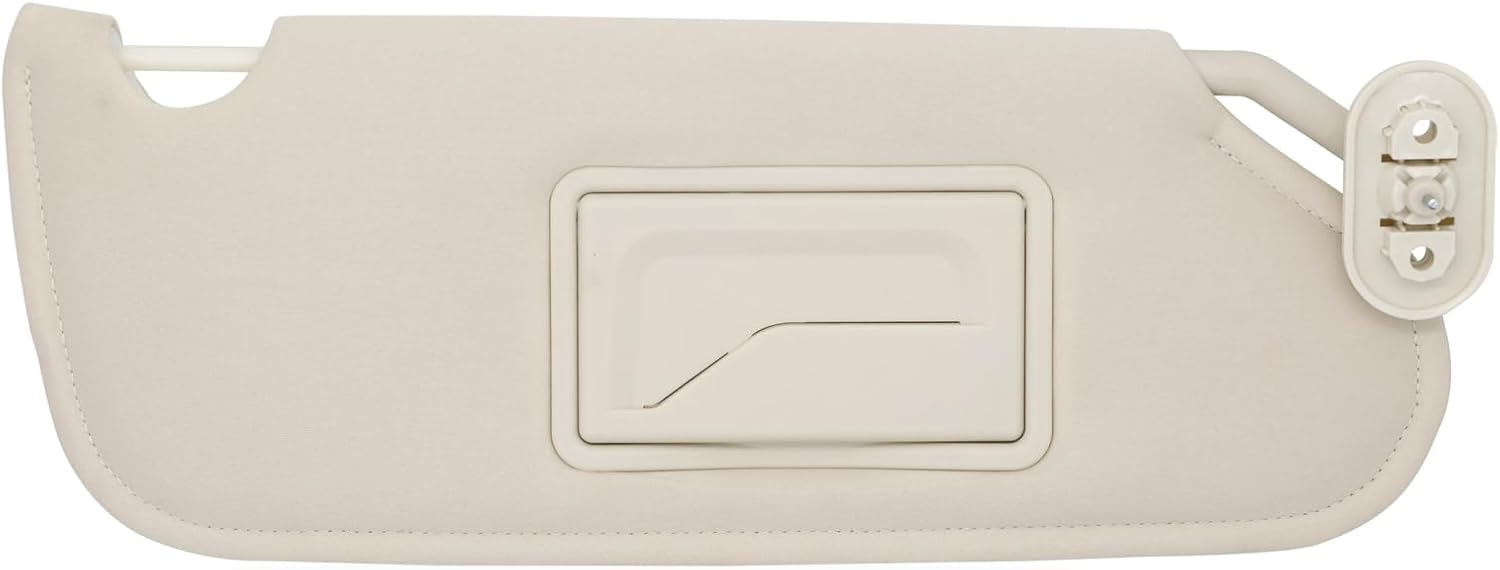 Driver & Passenger Side Sun Visor Compatible with Chrysler Sebring 2007-2010 Replacement Convertible Sun Shade # 1HW51DW1AA 1HW52DW1AA