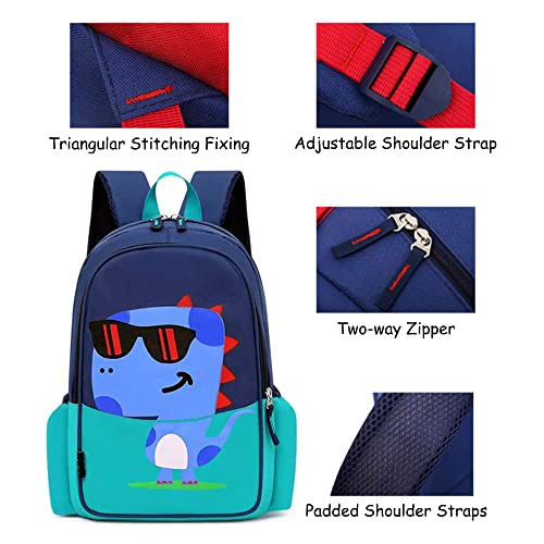 CHERUBIC Kids Toddler Little Backpack Cute Cool Dinosaur Waterpoof Scool Bookbag Backpack For Boys Girls(Green)4