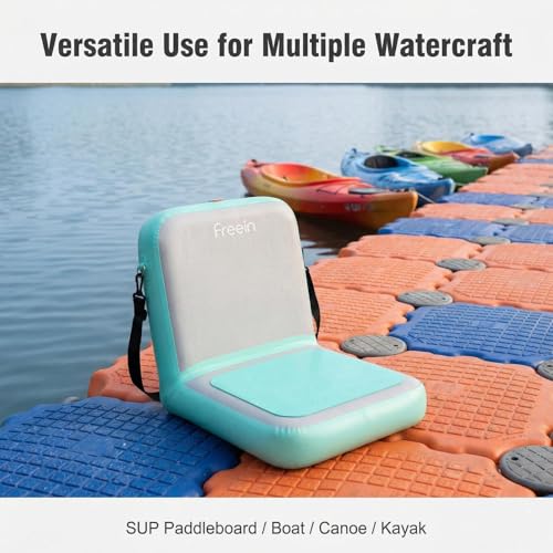 Almohadilla de asiento inflable Freein 4" Drop-Stitch para SUP y Kayak miniatura 5