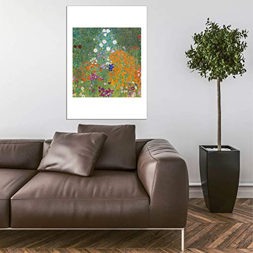 Affiche d'art Klimt Bauerngarten poster grand format déco murale