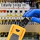 Magnetisches Riemenset, Aufhängeschlaufen Magnetaufhänger Set Aufhängeset Zubehör für Digitalmultimeter (Schwarz)