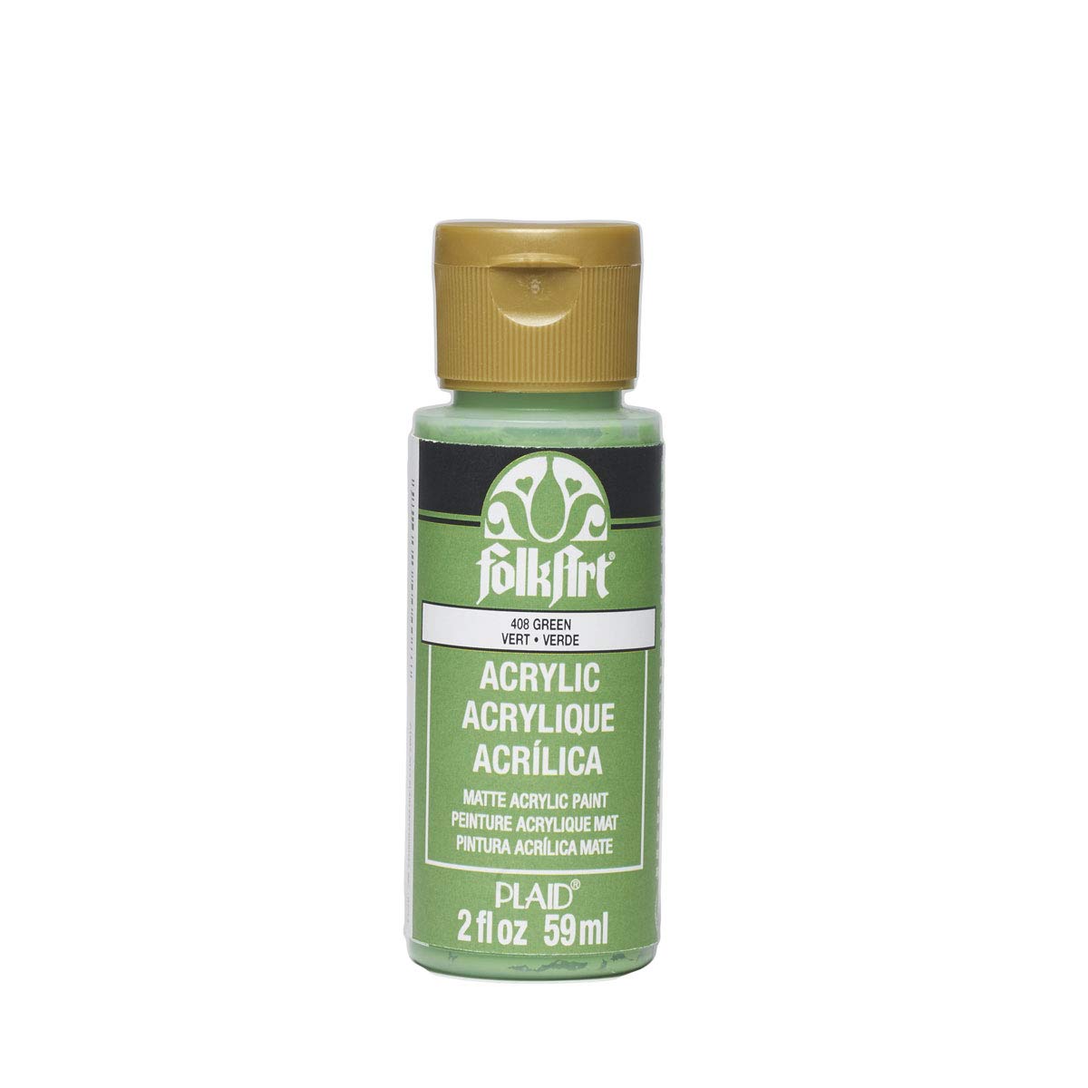 FolkArtAcrylic Paint in Assorted Colors (2 oz), 408, Green