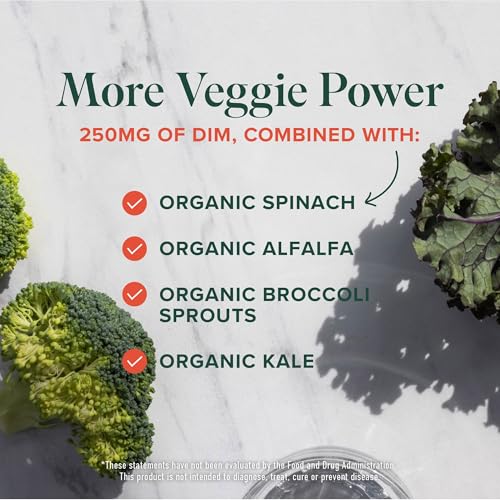 DIM Supplement for Women 250 mg | Estrogen & Hormone Balance | Menopause, Hot Flashes & Night Sweats Support | DIM Complex Estrogen Supplement for Women | with BioPerine | Gluten-Free | 60 Ct - Image 6