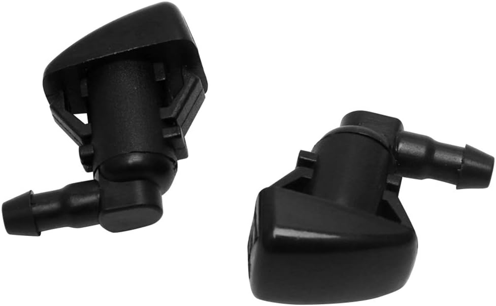 ZHParty 2 Pcs Front Windshield Washer Nozzle 55157319AA Fits for Dogde Nitro 2007-11, for Jeep Liberty 2008-13, for Dodge Dart 2013-15, for Chrysler 200 (2015-2017) - Replaces OEM # 68081370AB