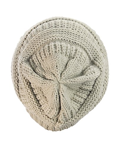 Image of Cambridge Select Thick Slouchy Knit Oversized Beanie Cap Hat