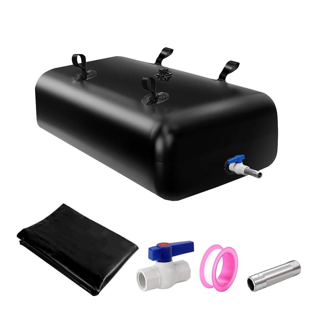 Large Capacity Water 75-5000 L Storage Bladder Foldable Portable Container Tank Bag For RV Truck Camping Emergency(Black,0.8x0.43x0.34m/110L)