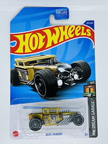Hot Wheels 2022 Bone Shaker Gold HW Dream Garage miniatura 1