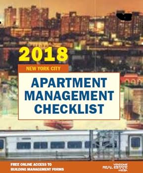 Paperback 2018 New York Apartment Management Checklist Book
