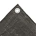 Sunnydaze 16 x 20 Foot Plastic Reversible Heavy-Duty Multipurpose Tarp - Laminated on Both Sides - Dark Gray