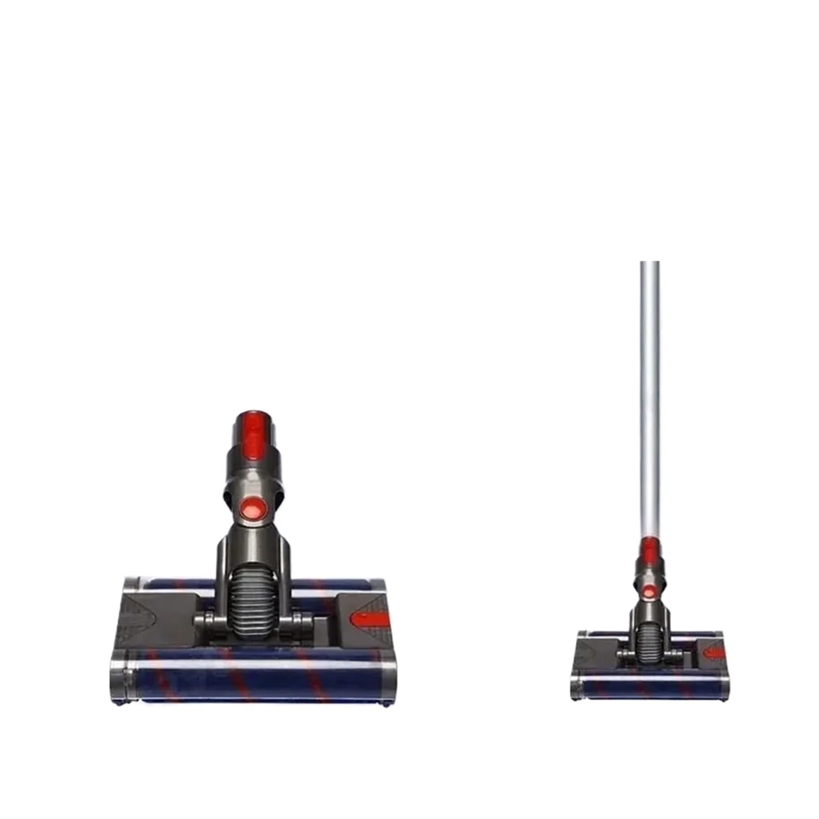 Elektrische Doppelbodenbürstenkopf-Teilewerkzeuge, Kompatibel for Dyson, V7 V8 V10 V11 Staubsauger, Weicher Kehrwalzenkopf