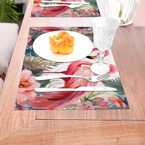 Sets de table PVC antidérapants et lavables protégeant efficacement contre la chaleur - 8