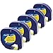 MarkField Cinta de Plástico Etiquetas Compatible para usar en lugar de Dymo LetraTag Amarillo Recambios 91202 S0721620 para Dymo LetraTag LT-100H LT-100T LT-110T QX 50 XR XM 2000 Plus, 12mm x 4m