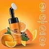 Vitamin C Foaming Face Wash with Papaya & Orange Extracts | Built-In Silicone Brush for Deep Cleansing & Glowing Skin | Paraben & Sulphate Free | For Women & Men | 150ml