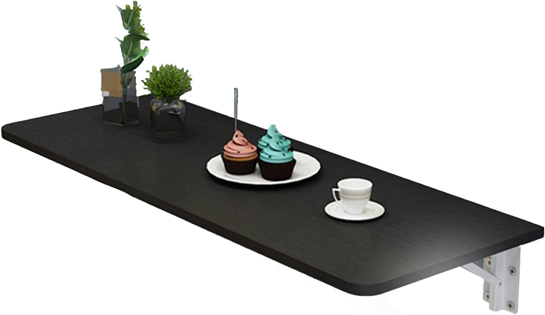 YYHJ Wall-mounted Drop-leaf Table,Space Saving Dining Hideaway Hanging Desk,Fold Down floating Desks,for Small Spaces,kitchen,Bedroom,Home Office,Balcony,laundry