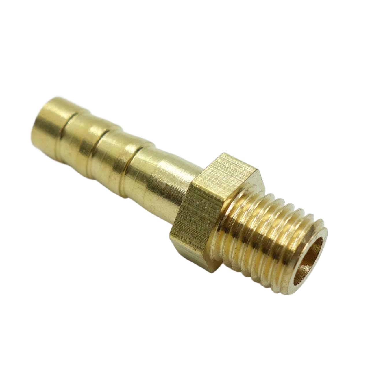 CDQBWKJGFJ 1 Piece M8 x 1 Metric Male To Barb 6mm Hose ID Brass Barbed Fitting Air Fuel Gas Boat