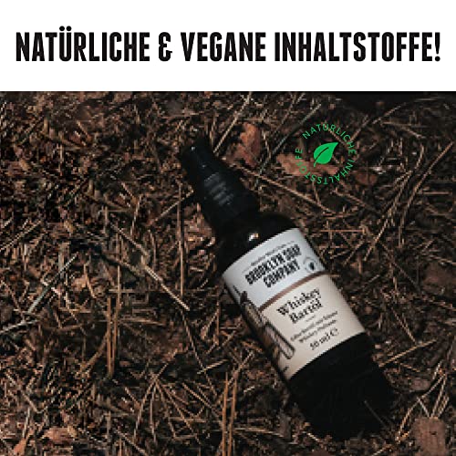 Whiskey Bartöl (50ml) · Brooklyn Soap Company · Bart Öl mit edler Whiskey Duftnote für 3-Tage-Bart oder Vollbart · Beard Oil als Geschenk für Männer und für die Reise ✓ - Image 5