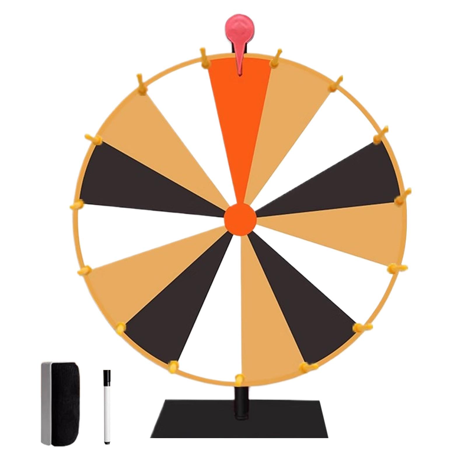 Generisch Rueda de premios de, Rueda de premios Spinner - Rueda de Ruleta Colorida para premios | 10/15 Ranuras Mesa Spinner Ruleta Rueda para Carnaval, ferias, Ganar Juegos de la Suerte