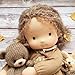 BITYEYE Waldorf Doll Handmade, Handmade Waldorf Doll, Vintage Crocheted Doll (#17)
