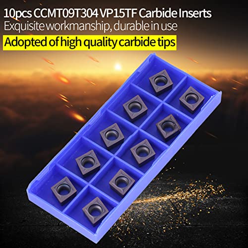 Insertos de Carburo para Torno 10 pcs CCMT09T304 VP15TF miniatura 5