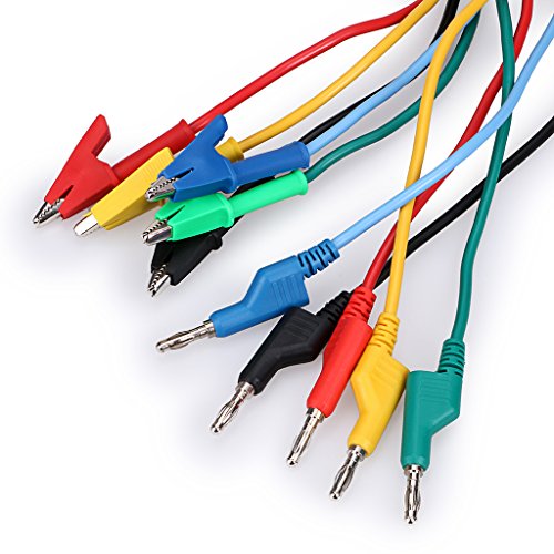 Image of Postta Speaker Banana Plugs 24K Gold Connector with AL-Shell for Speaker Cable - 5 Pair