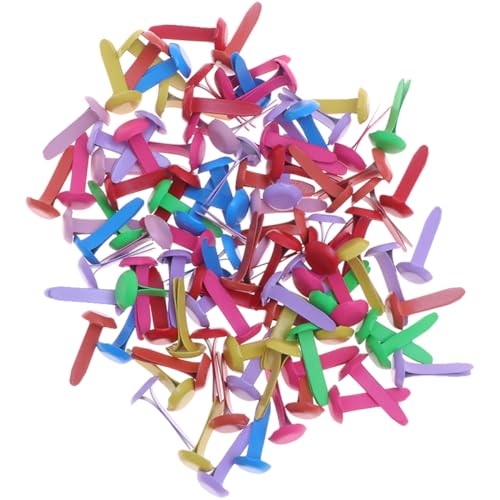 ARTIBETTER 300Pcs Mini Brads Fasteners for DIY Crafts Scrapbooking Card Making and More Durable Two Legged Fasteners for Creative Projects