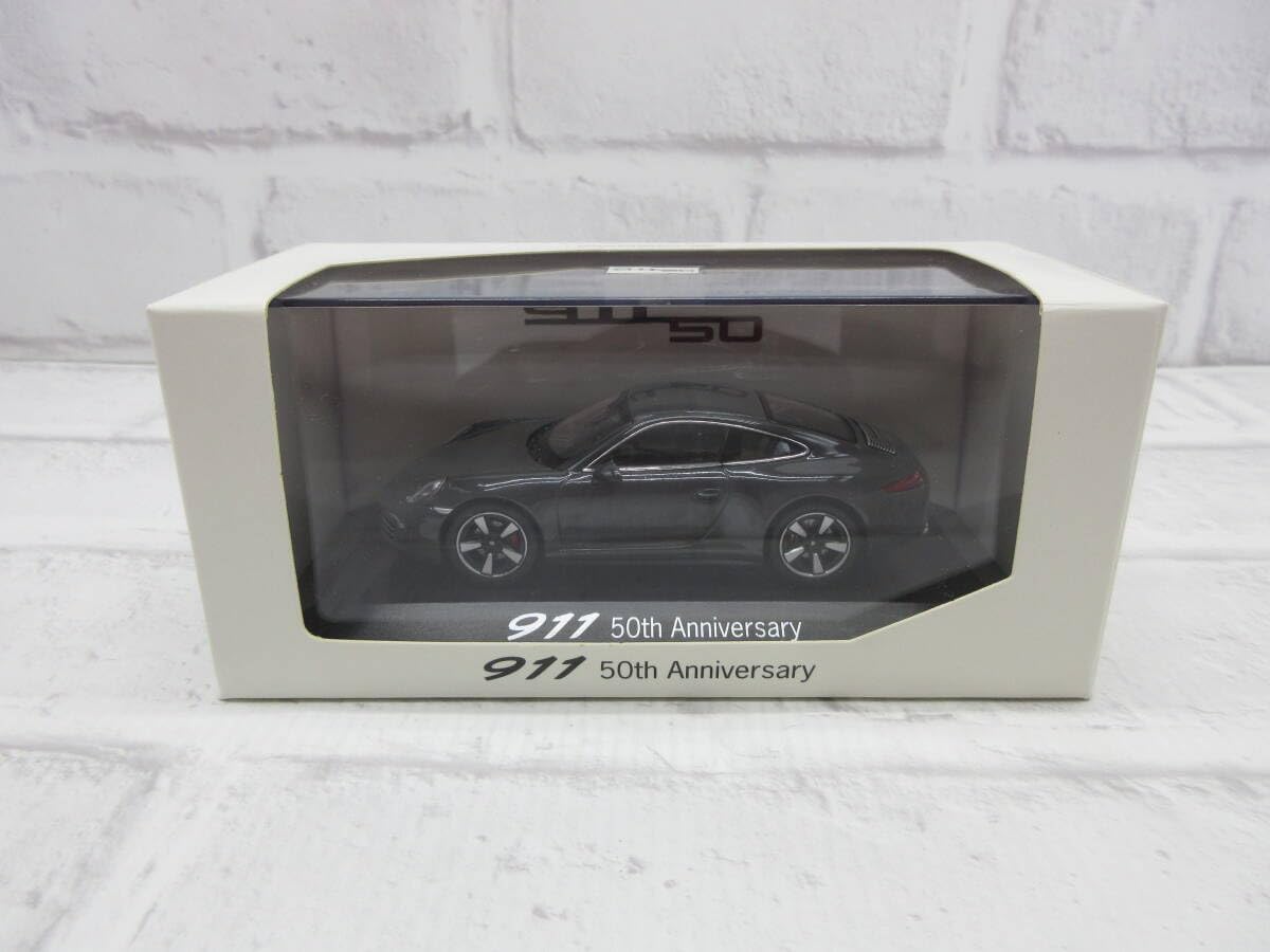 ミニカー 1/43 ポルシェ 911 50th Anniversary グレー ディーラー