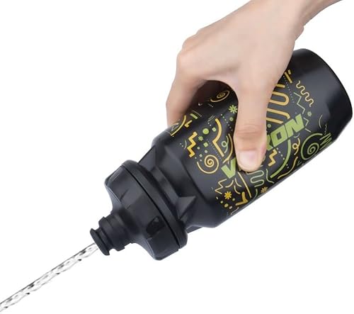 Miniatura 2 de Botella de agua de bicicleta Ciclismo botella de agua antifugas, botella deportiva de bicicleta de montaña 18.6 fl oz (azul)