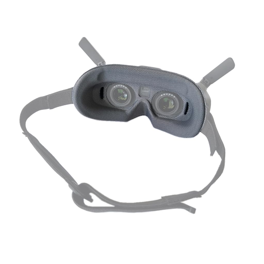 LiftChuang Lens Protection Cover Face Cover Compatible with D-JI Goggles 2 Foam Padding Sponge Eye Pad Facemask Comfortable (grey)