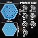 CZYY DND Dice Mold Silicone 7 Standard Polyhedral Sharp Edge Dice Slab Mould for D&D, Tabletop RPG