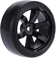 Vista 3 de GoolRC Juego de 4 neumáticos de automóvil de deriva 1/10 para Traxxas HSP Tamiya HPI Kyosho On-Road Drifting Car (negro)