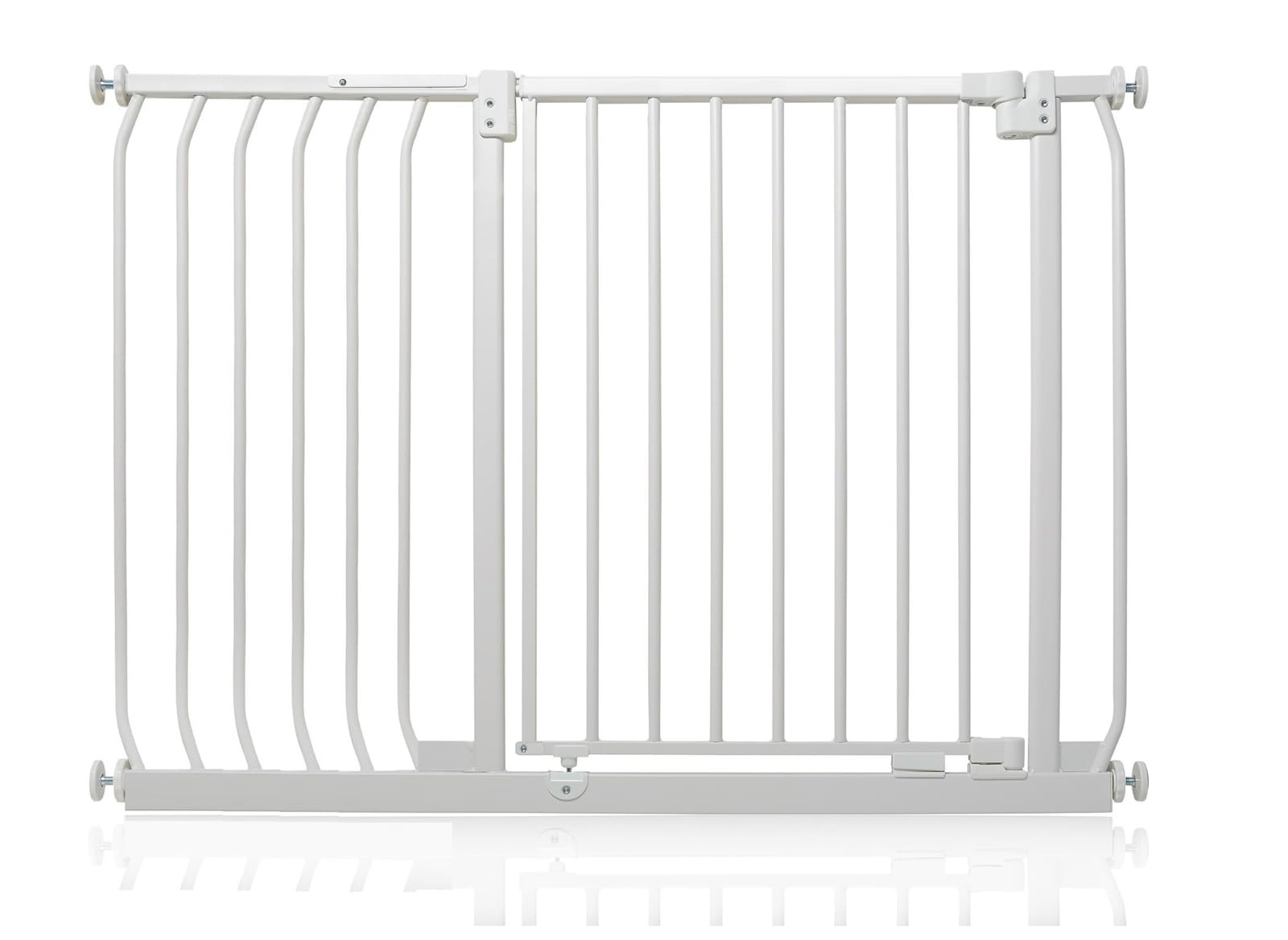 Safetots Elite Pressure Narrow Safety Gate, 65.5cm - 74.5cm, Matt White, Narrow Pressure Fit Stair Gate, Baby Gate for Doors Hallways and Spaces, Safety Barrier, Easy Installation — view 79