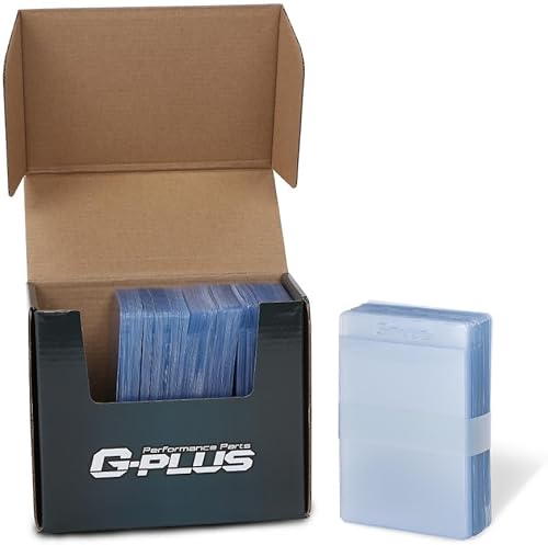 Miniatura 8 de G-PLUS 200 fundas para tarjetas de 3 x 4 pulgadas, protectores de béisbol, soporte de plástico duro para juegos de fútbol, fundas de intercambio de