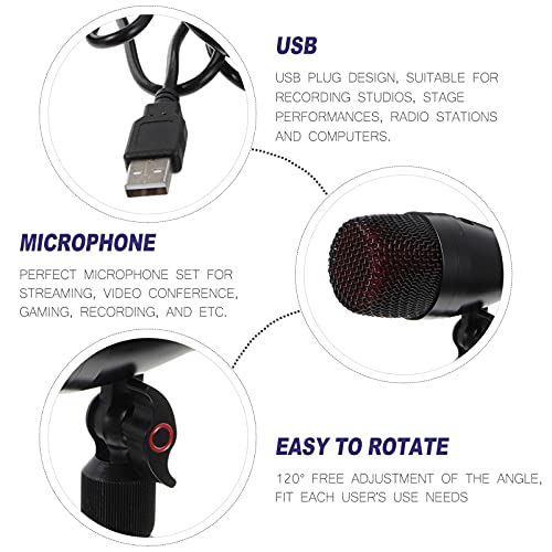 ARTIBETTER Professional Studio Condensador Microfone Do Computador PC Kit Microfone Cardióide Microf