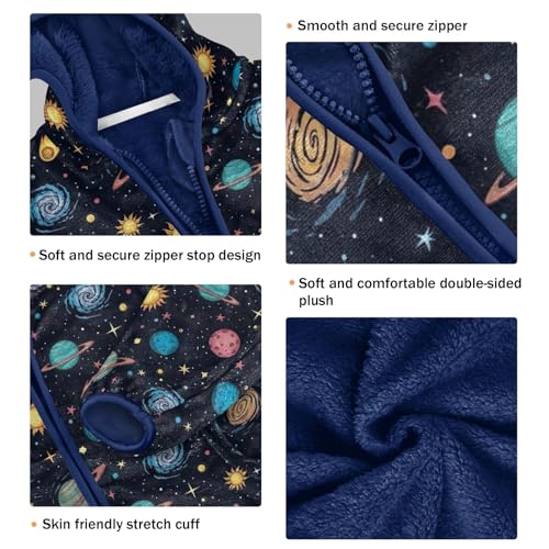 Colorful Planets Toddler Boys Winter Coat Comfy Winter Coats for Kids 3T3