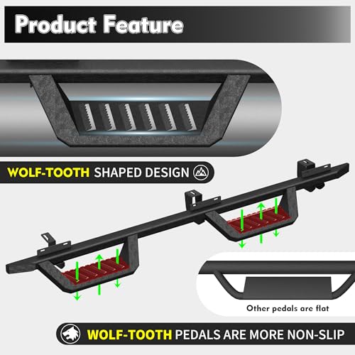 Estribos laterales para Jeep Wrangler JK 2007-2018 4 puertas miniatura 6