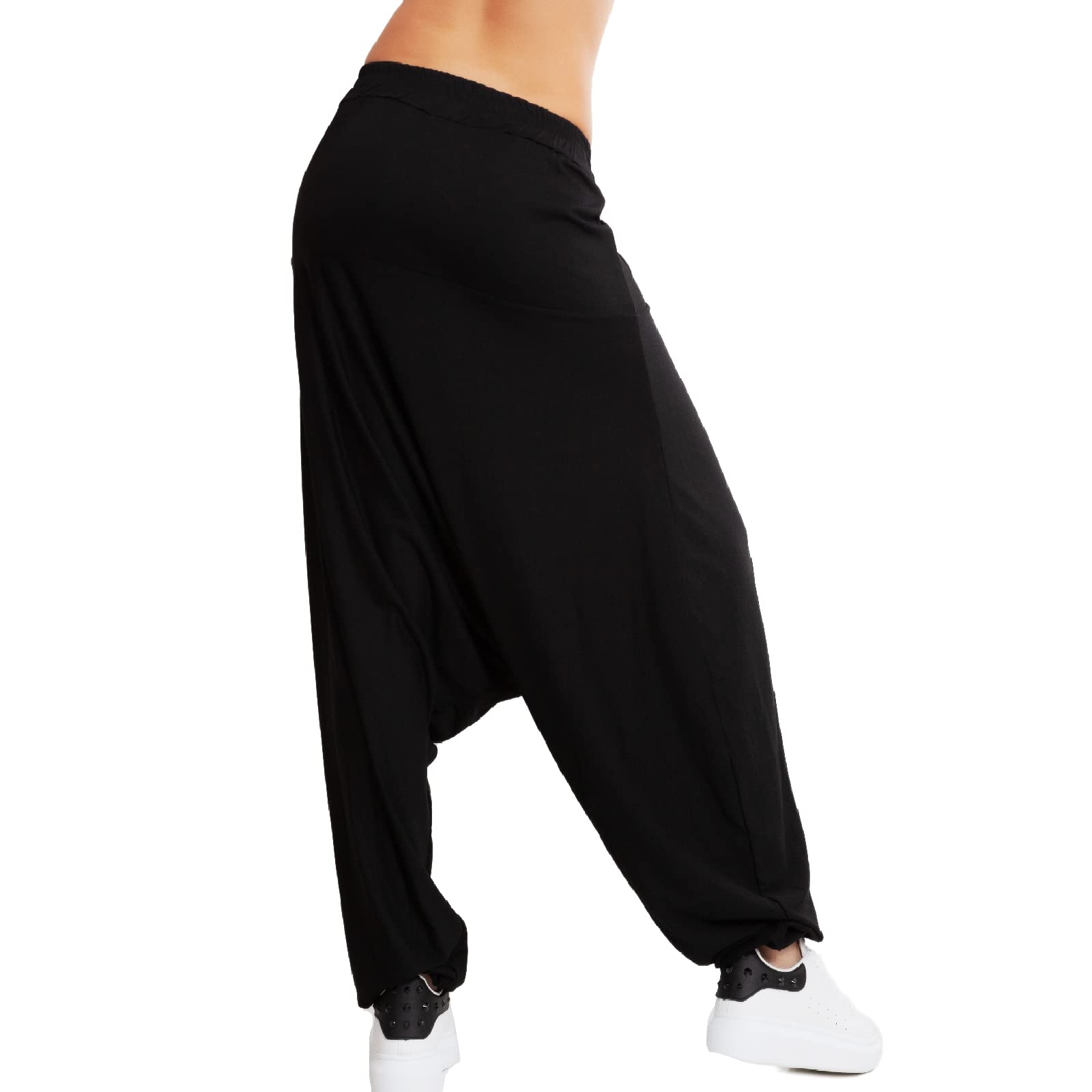 Toocool - Pantaloni Donna Cavallo Basso Harem Turca Sarouel Fitness Sport VB-1950