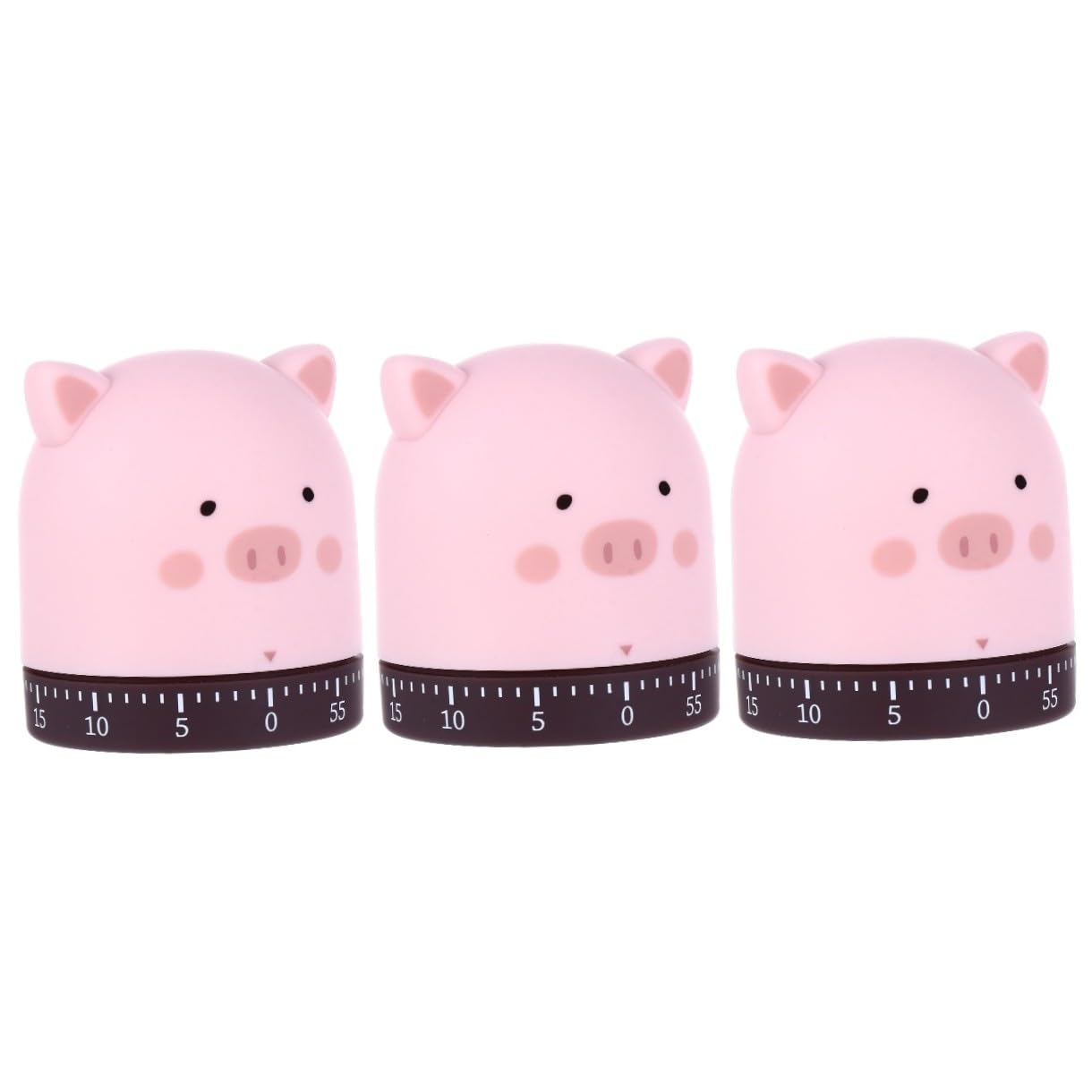 ABOOFAN 3 Pièces minuterie de Cuisine réveil de Cuisine Horloge Digitale réveil pour Enfants minuteur minuterie de réveil Compte à rebours numérique l'horloge Rappel Faire Tourner Abdos