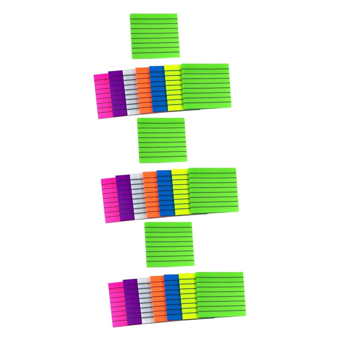 Tofficu 3 Juegos Nota Adhesiva De Dibujo Lineal Pestañas Adhesivas Blocs De Notas Etiquetas Adhesivas Decoración Escritorio Bloc De Notas Portátil Nota Suministros La Mascota 8 Uds * 3