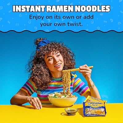 Maruchan Ramen Noodle Soup, Soy Sauce Flavor Japanese-Style Instant Noodles, Quick & Easy Meal for Kids, Students & Busy Families 3 Oz. (24 Pack)