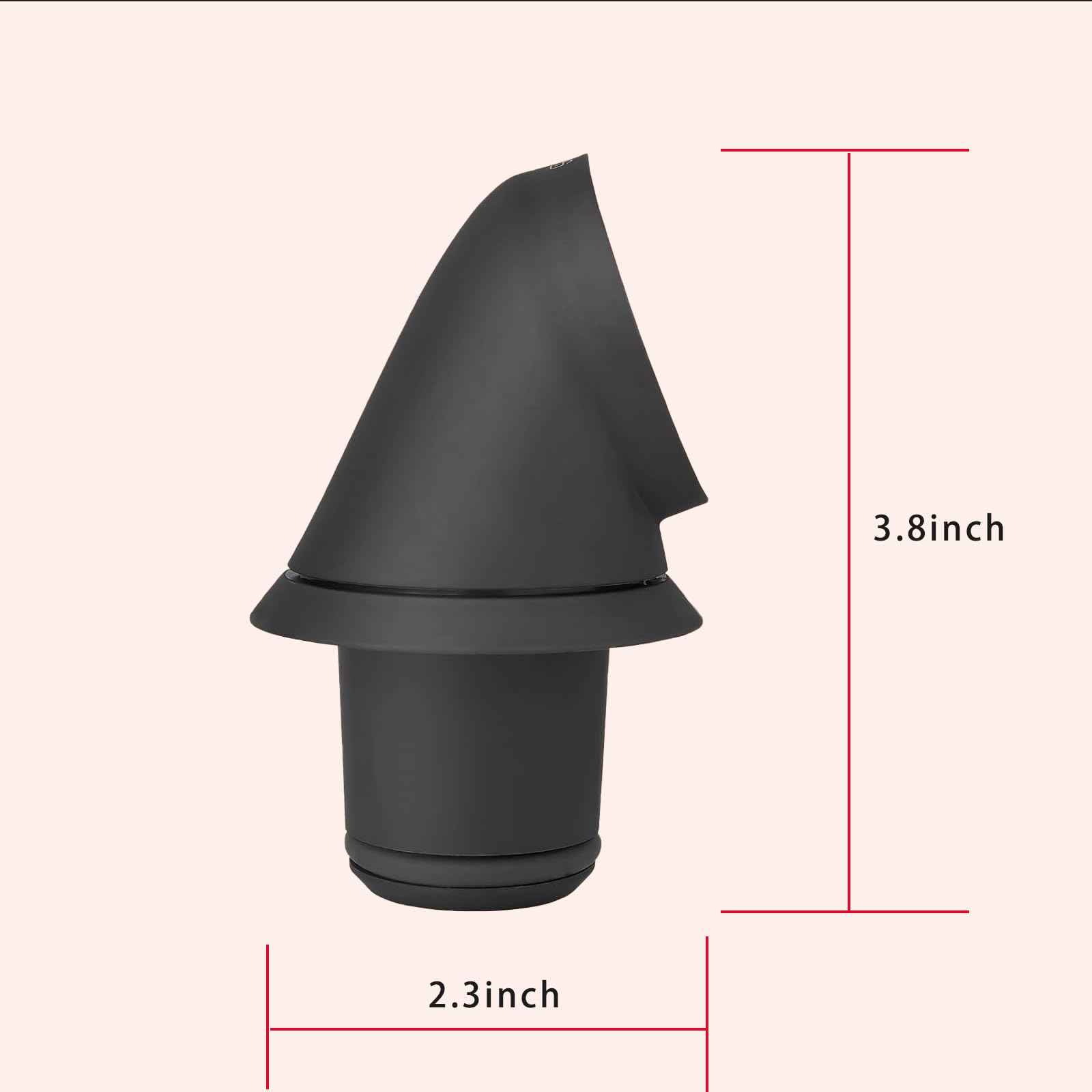 Barril cónico para rizar el cabello de 0.78 a 1.4 pulgadas de largo con adaptador para Dyson Airwrap HD01 HD02 HD03 HD04 HD07 HD08 HD15 HD16, accesorio de rodillo de pelo autorrizado, dorado