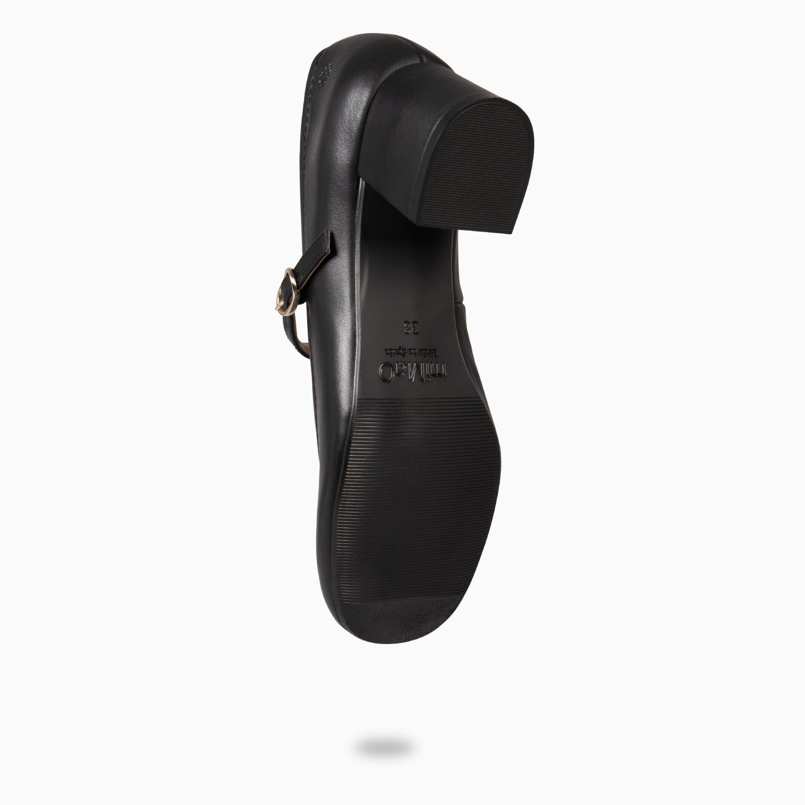 miMaO. Zapatos Anchos con Pulsera para Mujer con tacón Ancho y Plantilla de Gel. Hecho en España