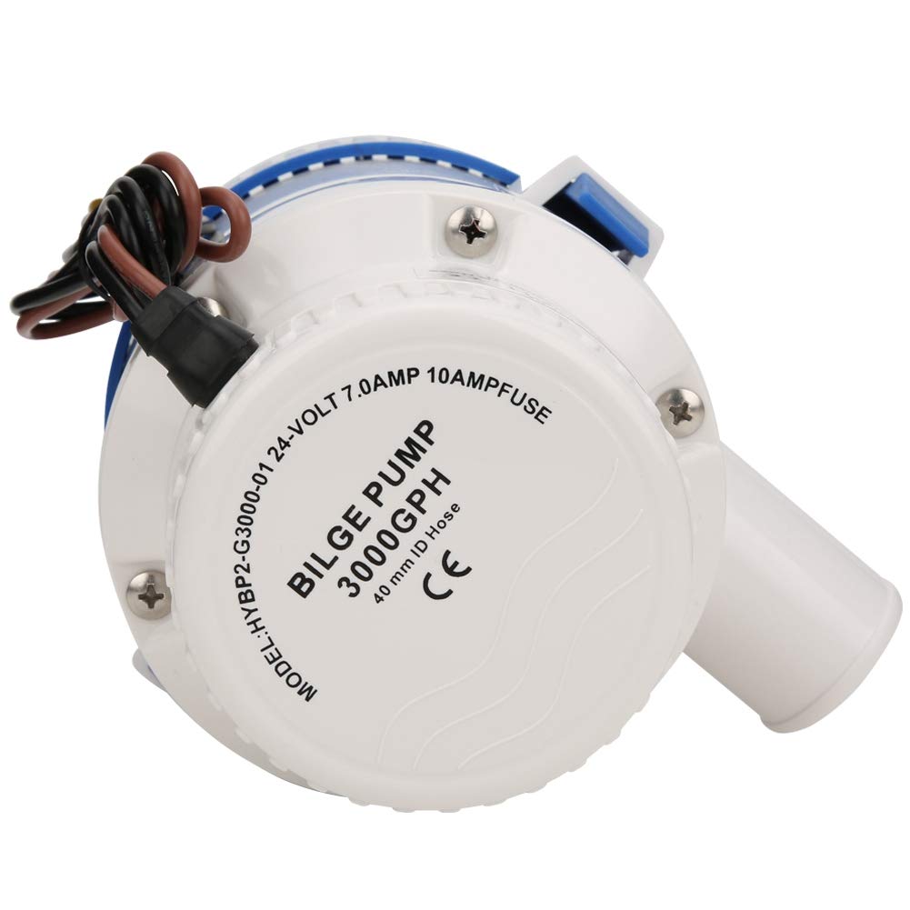 KEENSO Bomba de Agua Bomba de achique de 24 V Piscina Sumergible Bodega inundada Yate de Aguas residuales