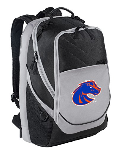 Image of Broad Bay Boise State Backpack | Official BSU Broncos Logo, Padded Laptop Computer Section, Premium 600 Denier Nylon Fabric,