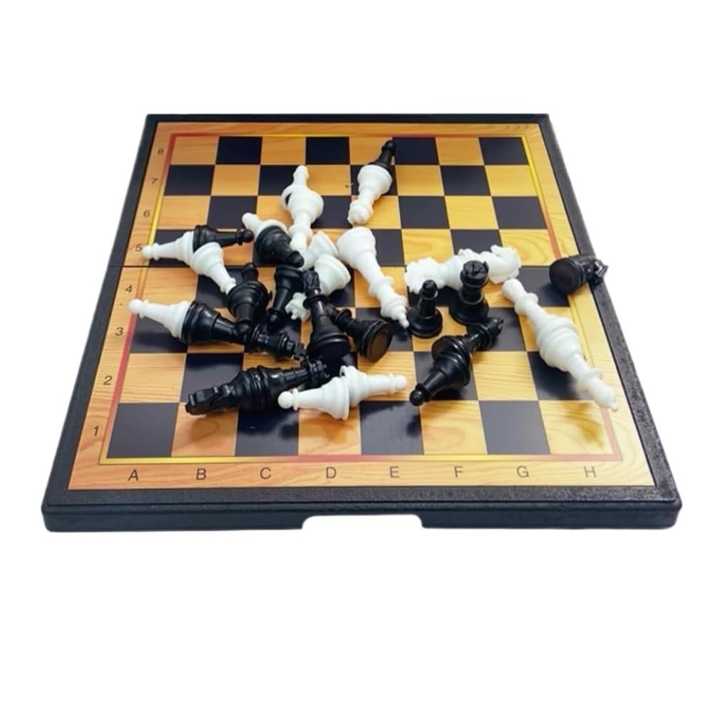 Tragbares magnetisches Schachspiel, faltbares Schachspiel Chess